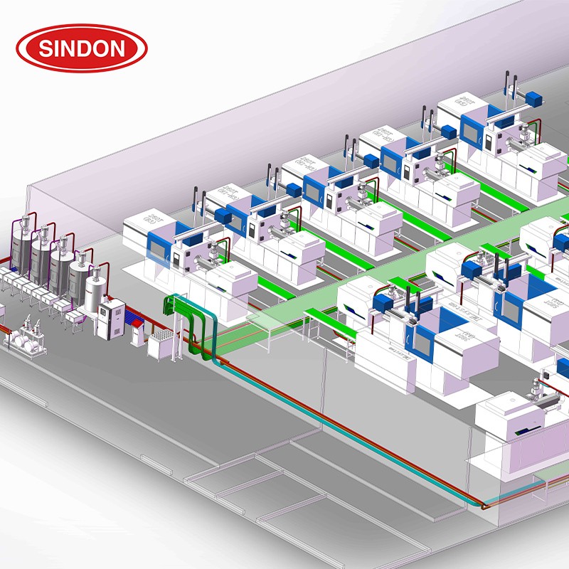 廣東新點智能丨注塑中央供料的自動化發展